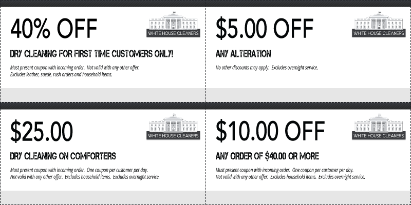 Preview of current Coupon offerings.